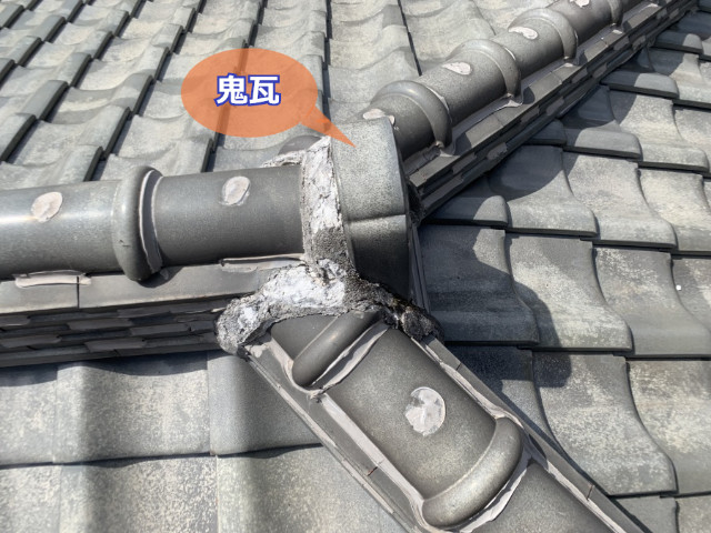 家の雨漏り原因調査　③雨漏り箇所の真上部分